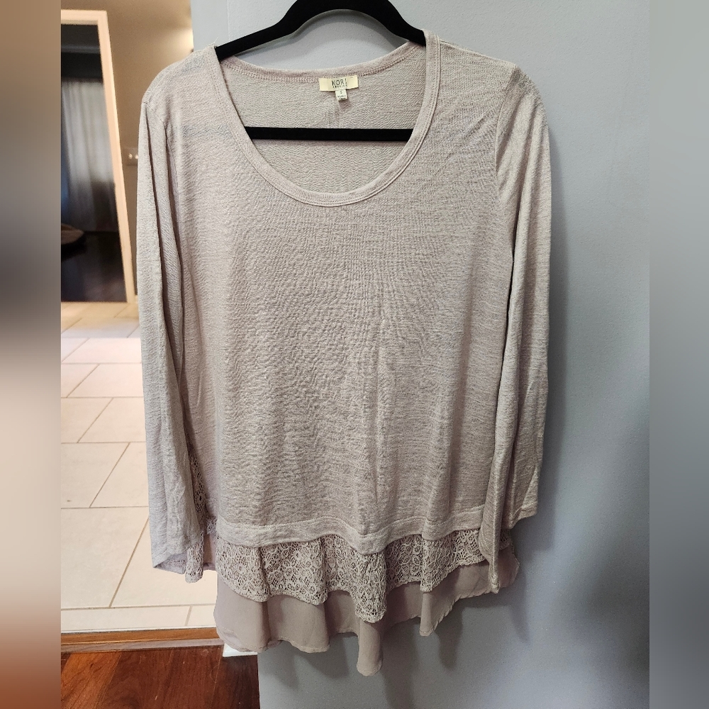 Kori America size Small tan tunic